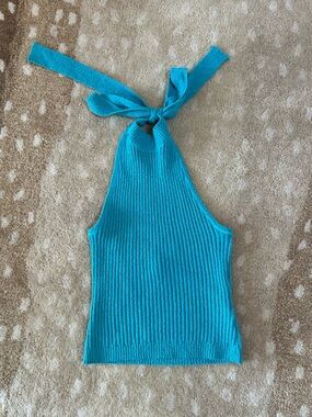Le Lis Halter Tie Top